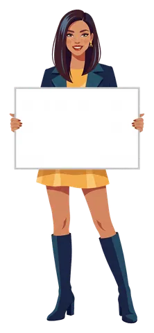Margot Thériault holding a white board: October 17, 24 and 31