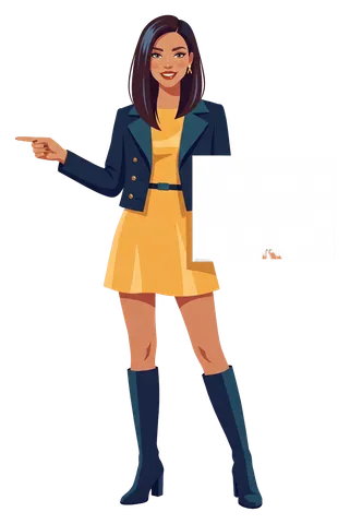 Margot Thériault pointing to the left and holding a white board: Closed 3 AM to 10 AM